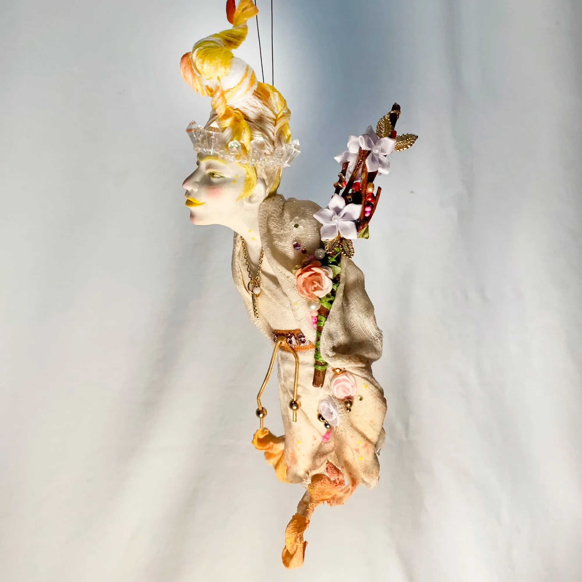 Ghost of Christmas Past - Charles Dickens - by Ken Fedoruk - A Christmas Carol - Handmade - Collectable - Hanging Ornament