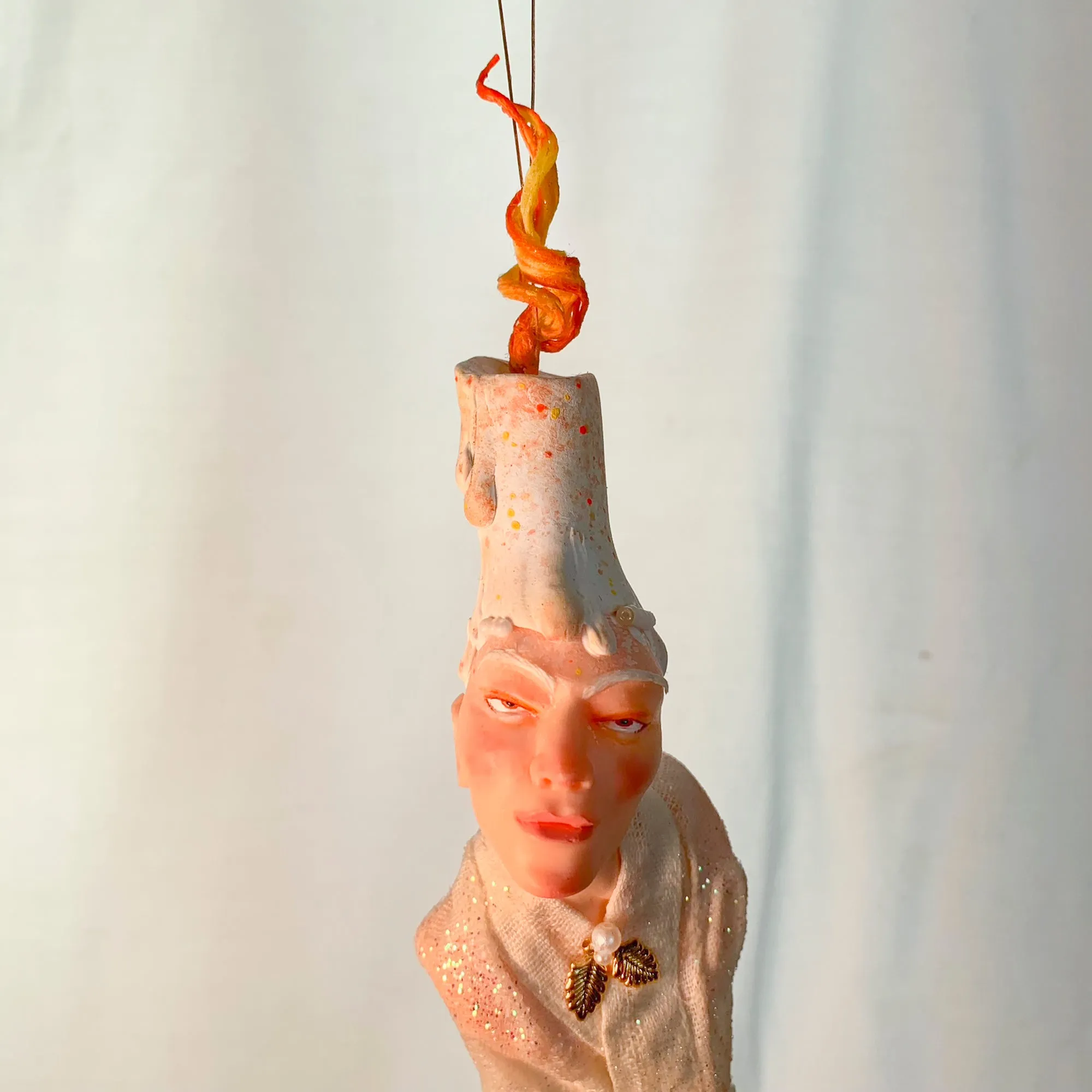 Ghost of Christmas Past - Charles Dickens - by Ken Fedoruk - A Christmas Carol - Handmade - Collectable - Hanging Ornament