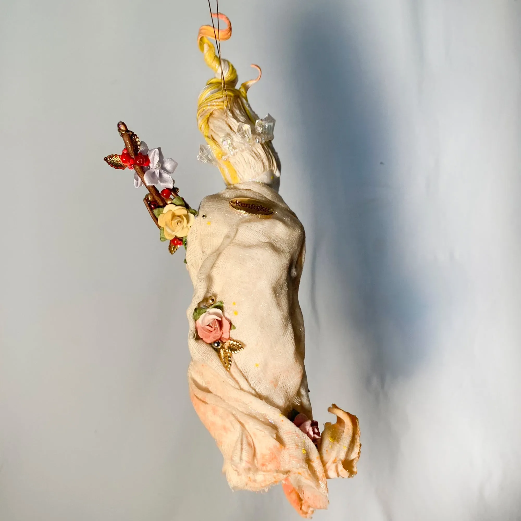Ghost of Christmas Past - Charles Dickens - by Ken Fedoruk - A Christmas Carol - Handmade - Collectable - Hanging Ornament