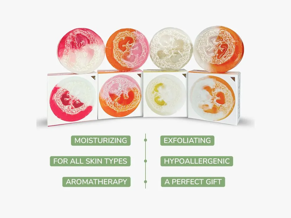 GIRLY TREATS Loofah Soap Collection