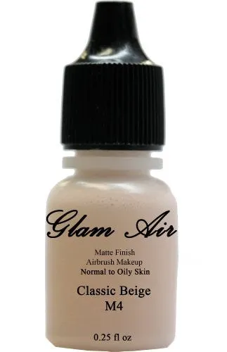 Glam Air Airbrush Water-based Foundation in Set of Two (2) Assorted Light Matte Shades M3-M4 0.25oz