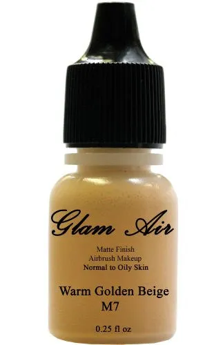 Glam Air Airbrush Water-based Foundation in Set of Two (2) Assorted Medium Matte Shades M7-M8 0.25oz