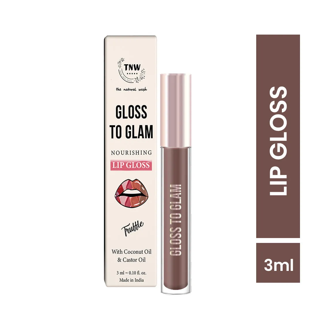 Gloss To Glam Nourishing Lip Gloss with Coconut oil for shiny Lips @ 1