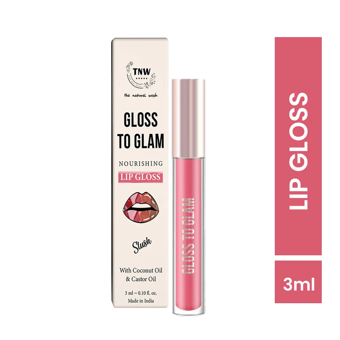 Gloss To Glam Nourishing Lip Gloss with Coconut oil for shiny Lips @ 1