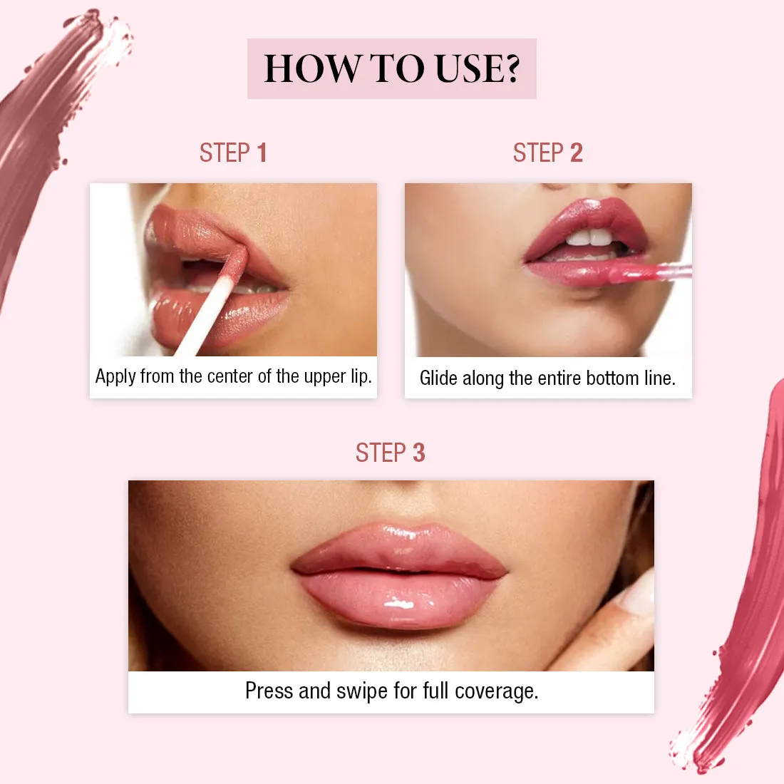 Gloss To Glam Nourishing Lip Gloss with Coconut oil for shiny Lips @ 1