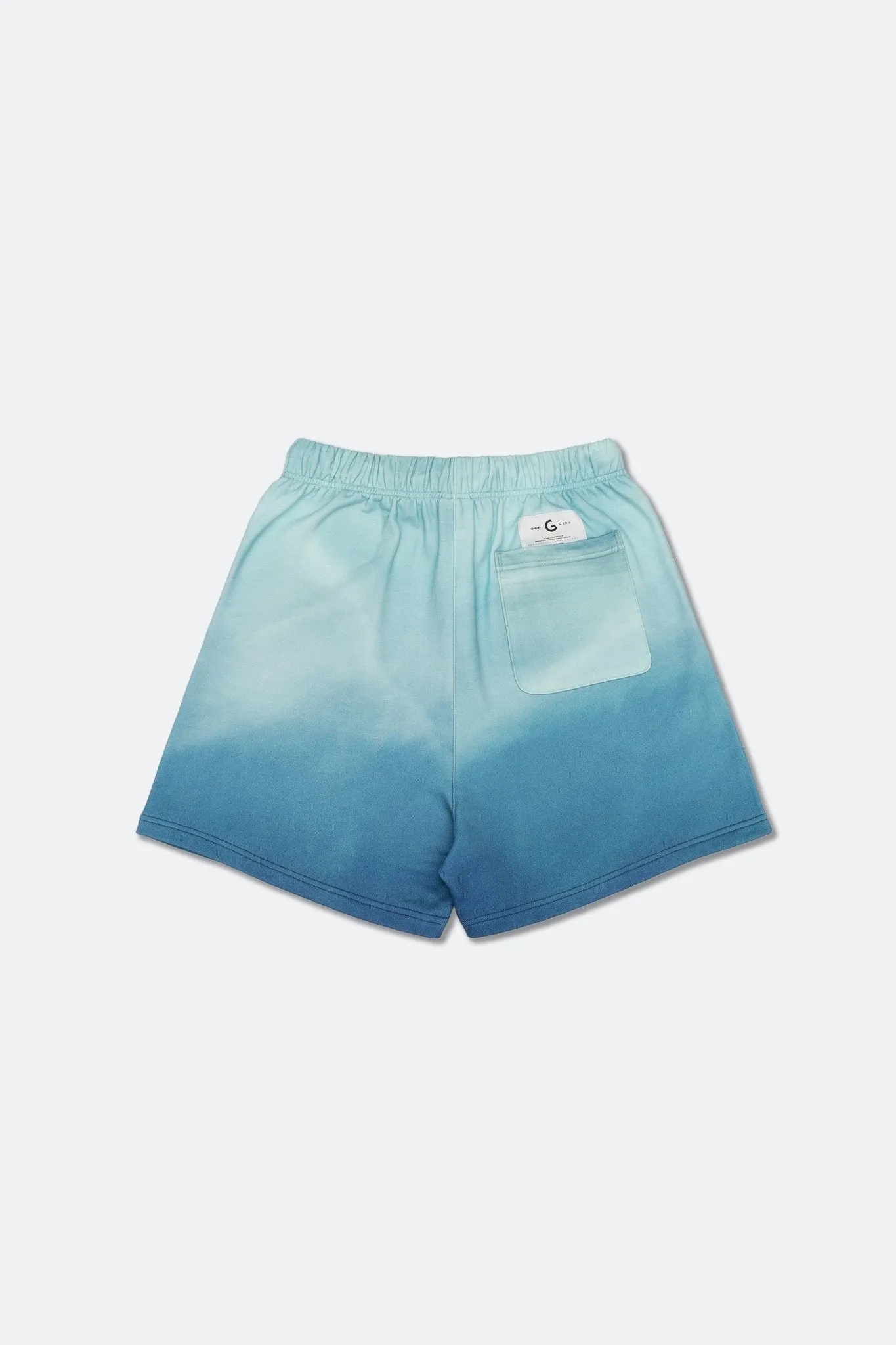 GROCERY X Aim Higher Club SKY GRADIENT SWEAT SHORTS/ SKY BLUE For HIM