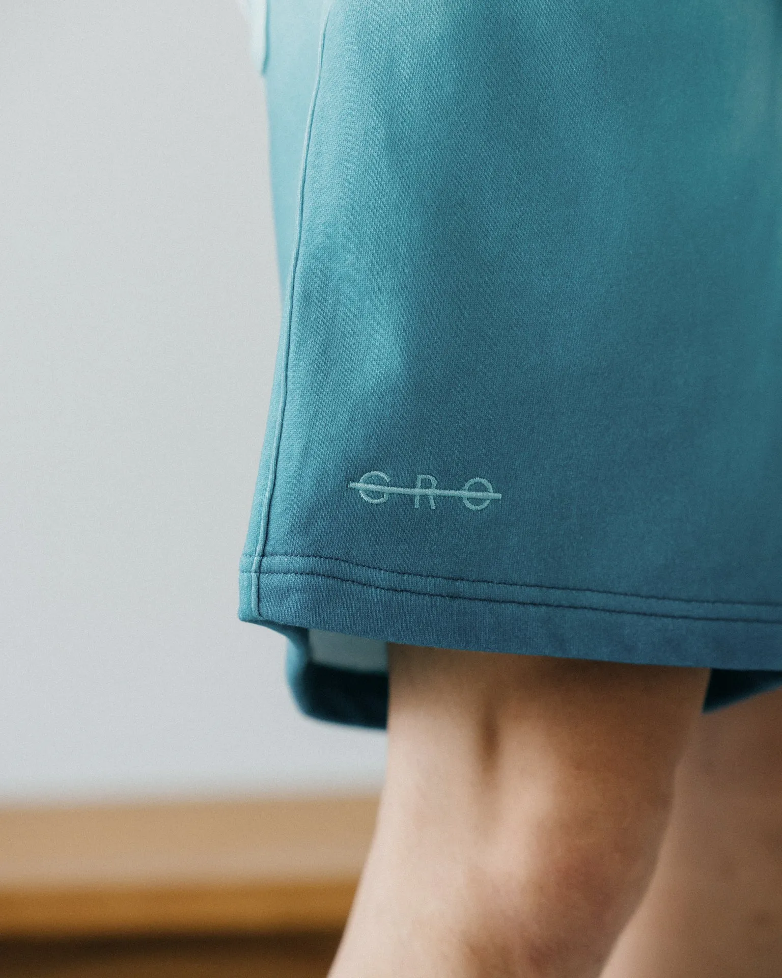 GROCERY X Aim Higher Club SKY GRADIENT SWEAT SHORTS/ SKY BLUE For HIM
