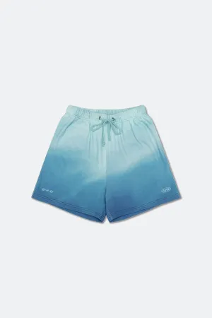 GROCERY X Aim Higher Club SKY GRADIENT SWEAT SHORTS/ SKY BLUE For HIM