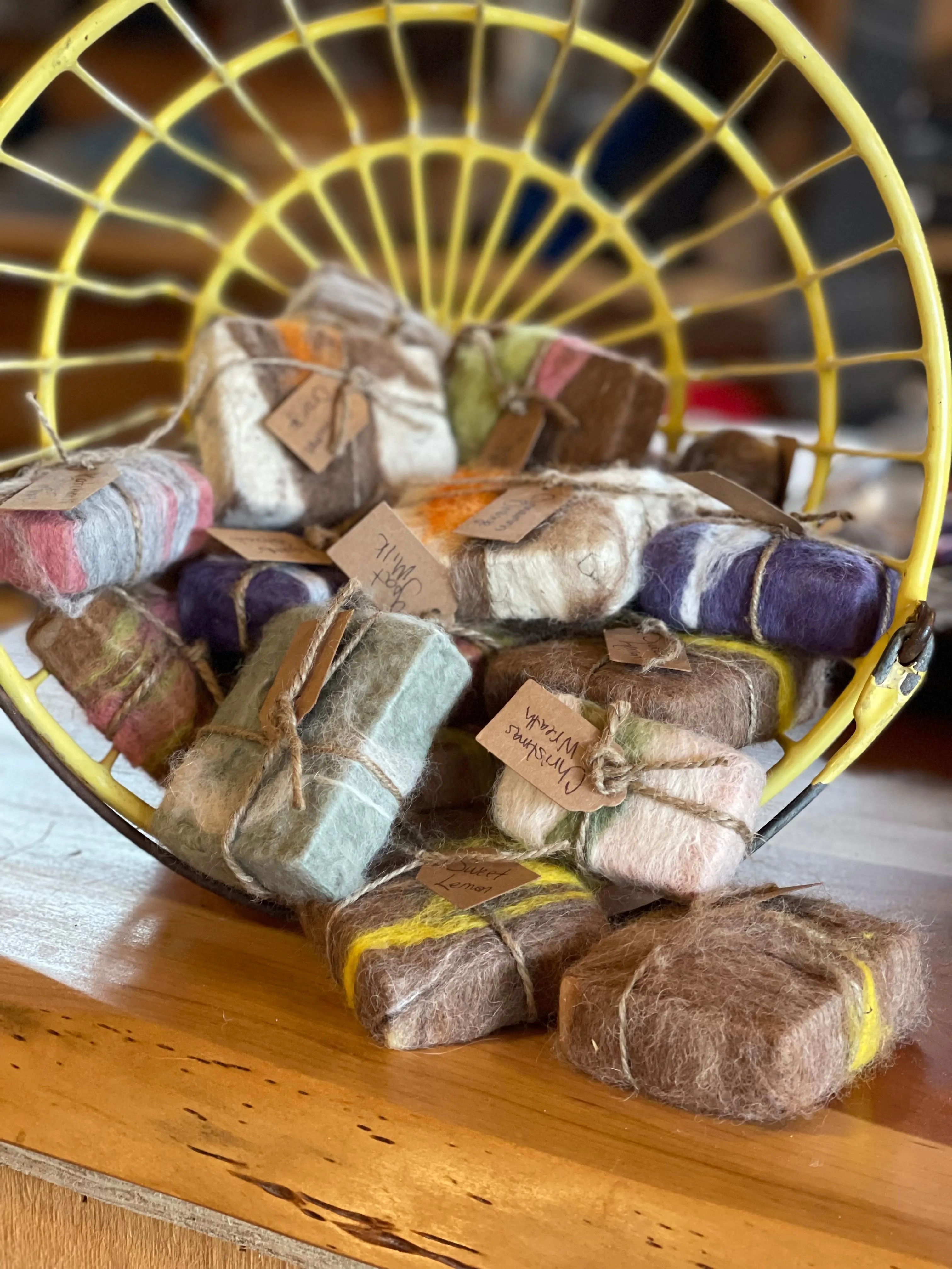 HAND FELTED GOAT'S MILK SOAP