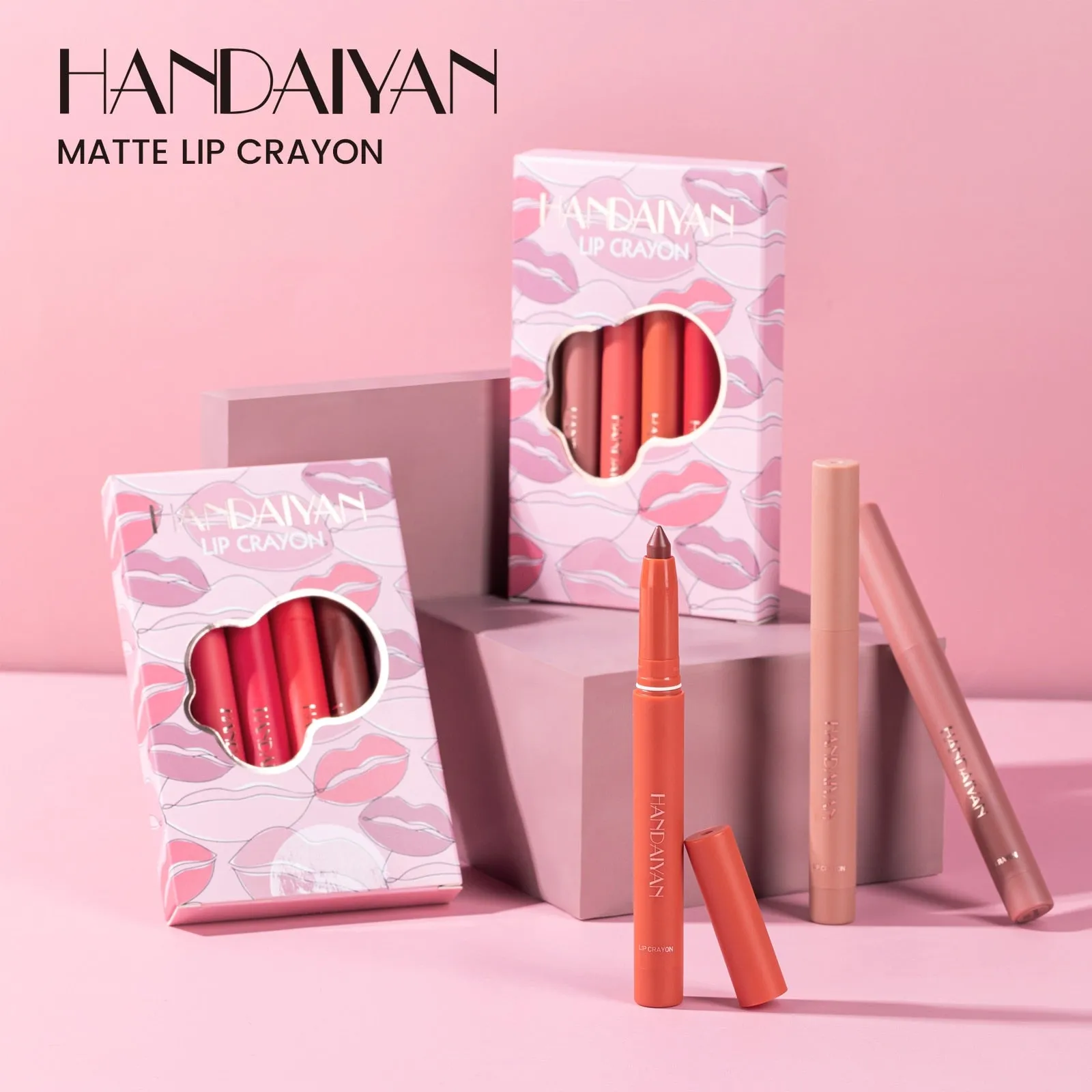 HANDAIYAN Silky Velvet Lip Stick Pen Set