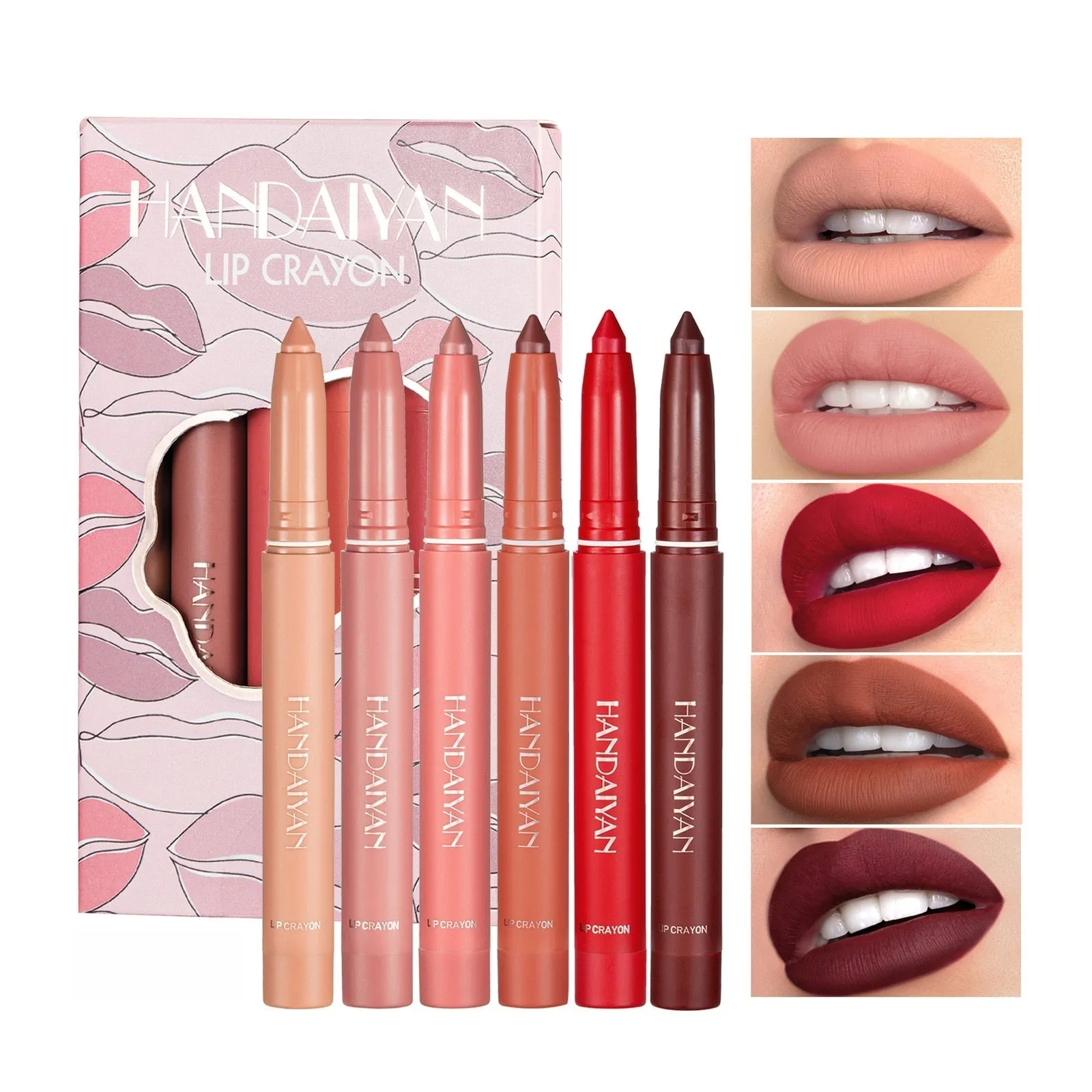 HANDAIYAN Silky Velvet Lip Stick Pen Set