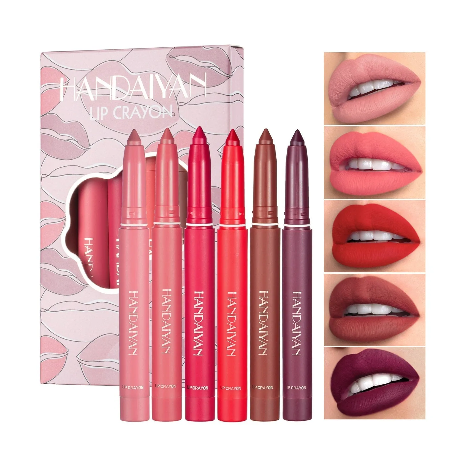 HANDAIYAN Silky Velvet Lip Stick Pen Set