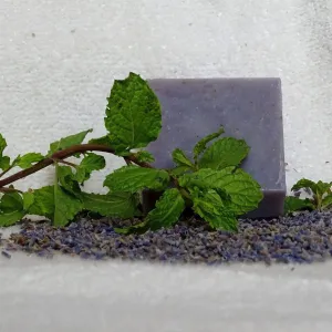 Handmade Lavender And Mint Body Bath Soap