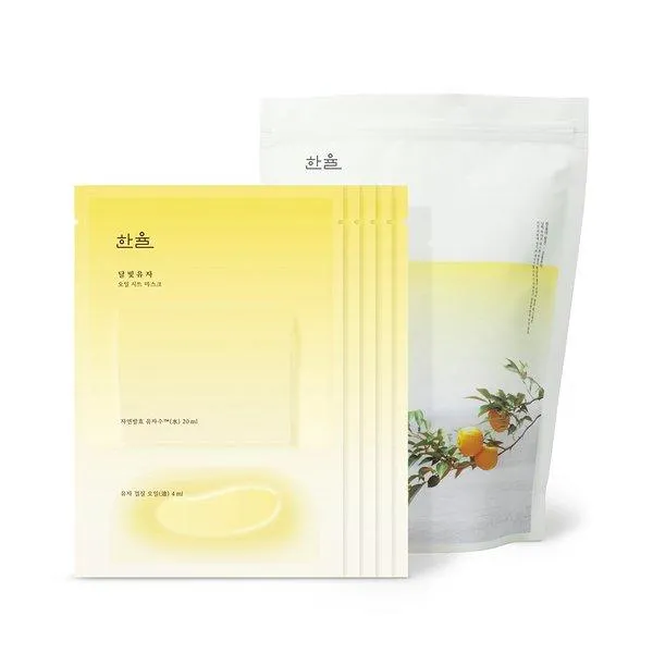 HANYUL Yuja Oil Sheet Mask 5ea