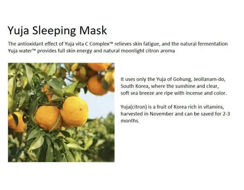 HANYUL Yuja Sleeping Mask 60ml