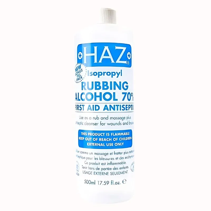 Haz Isopropyl 70% Rubbing Alcohol First Aid Antiseptic 500ml