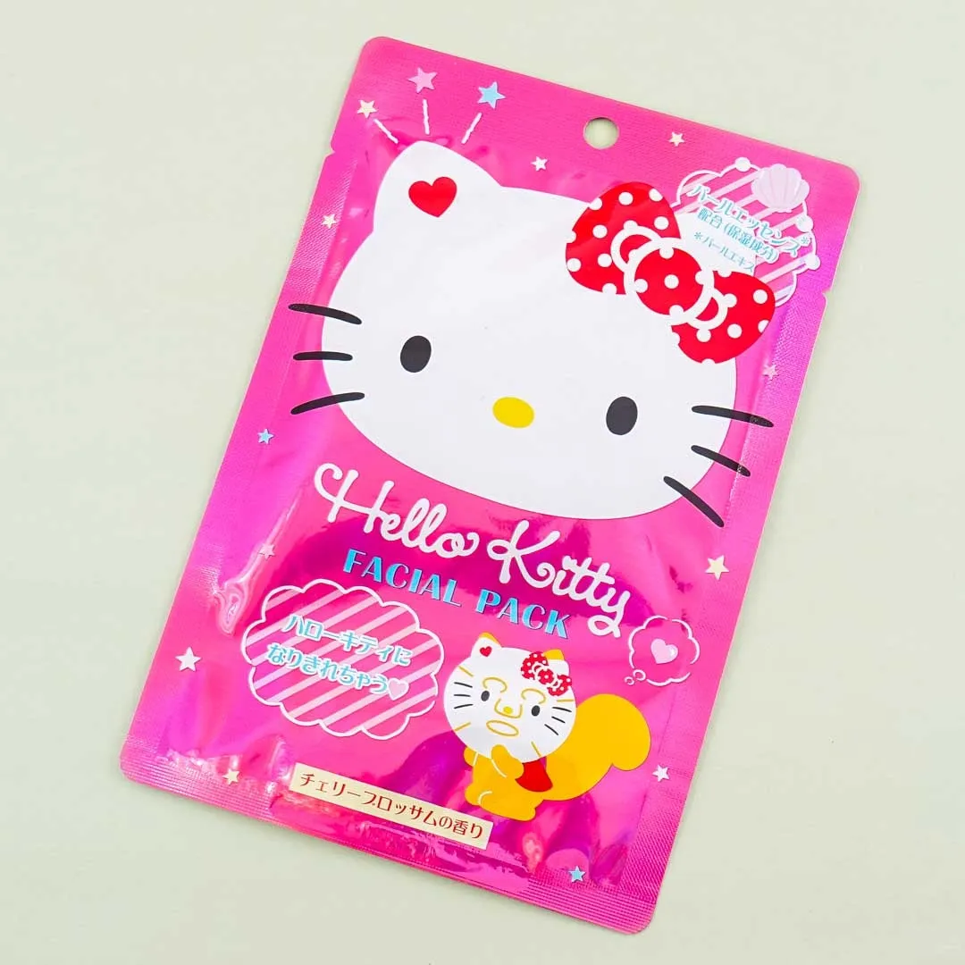 Hello Kitty Facial Pack Sheet Mask - Cherry Blossom
