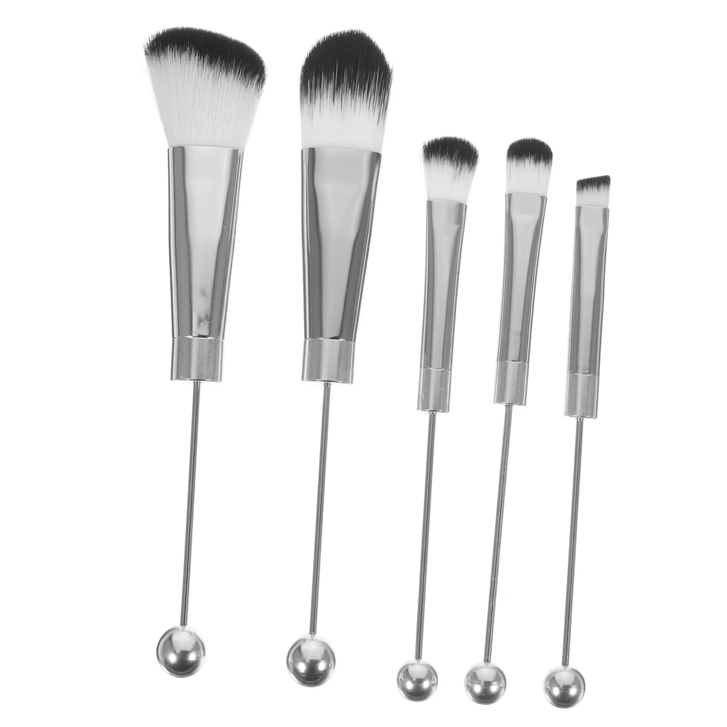 Hemoton 5pcs Eye Makeup Brush for Women Handle Blush Loose Powder and Eyeshadow Brushes for Personal Use Professional Makeup Application
