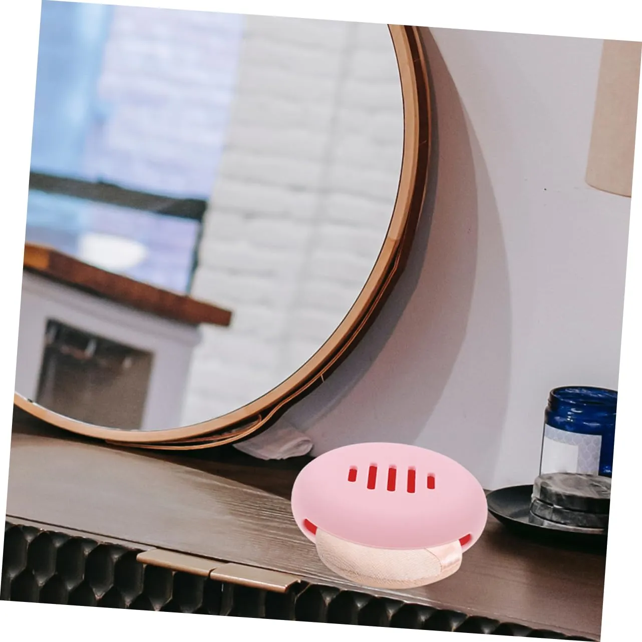 Hemoton Makeup Travel Containers Transparent Silicone Beauty Sponge Storage Case Holder for Pressed Powder Puff