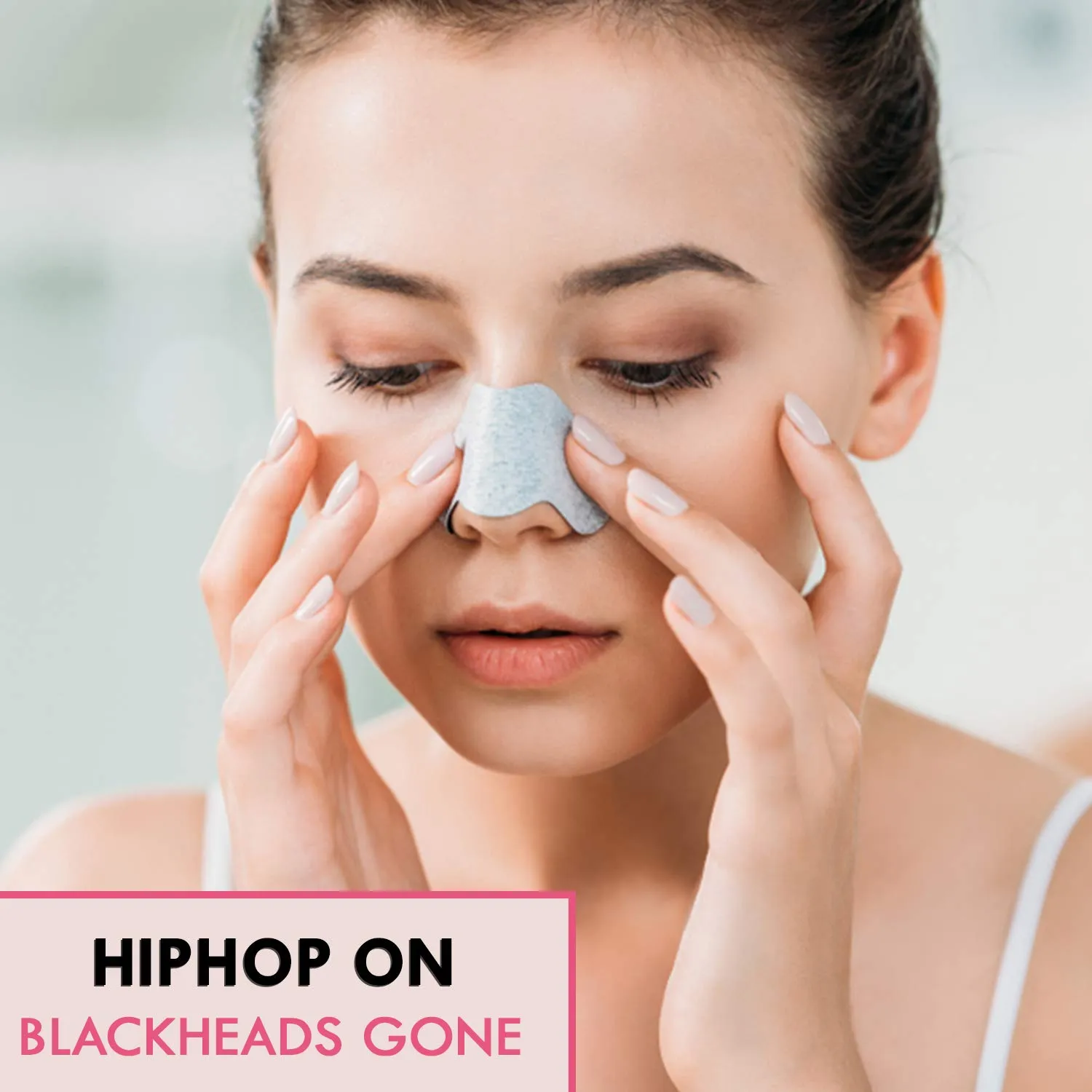 HipHop Blackhead Remover Nose Strips for Women (Activated Charcoal, 10 Strips)   Instant Makeup Remover Wipes (Micellar water, 30 Wipes)