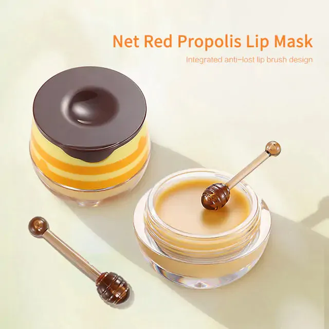 Honey Jar Lip Mask: Moisturizing Propolis Formula ( FREE SHIPPING)