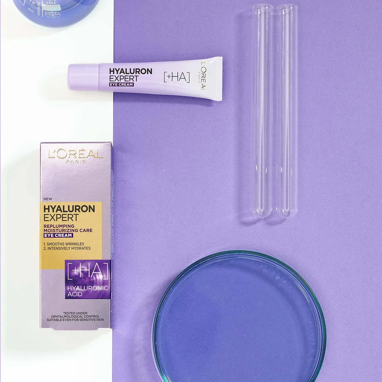Hyaluron Expert Moisturiser and Anti-Aging Eye Cream with Hyaluronic Acid