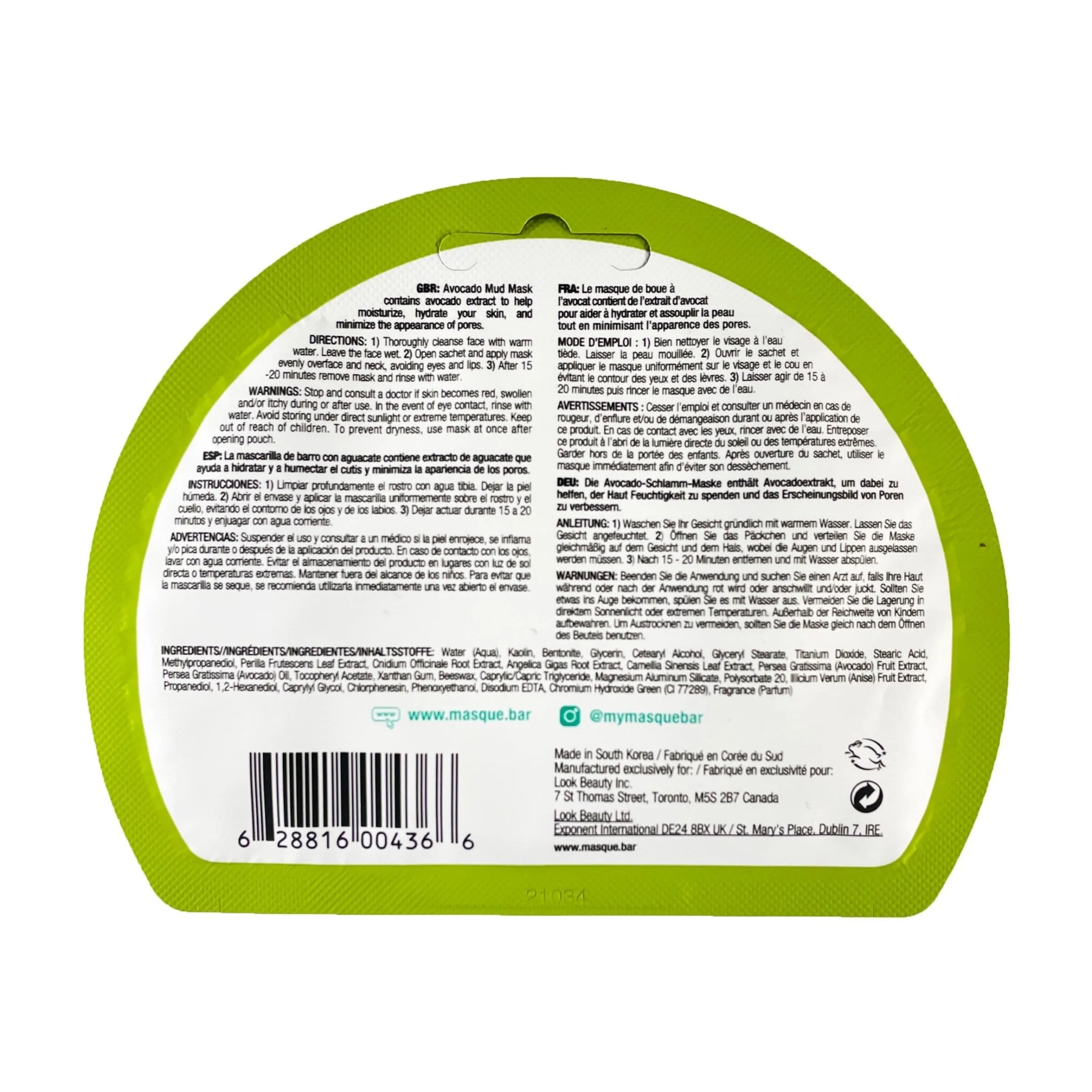 iN.gredients Avocado Mud Mask