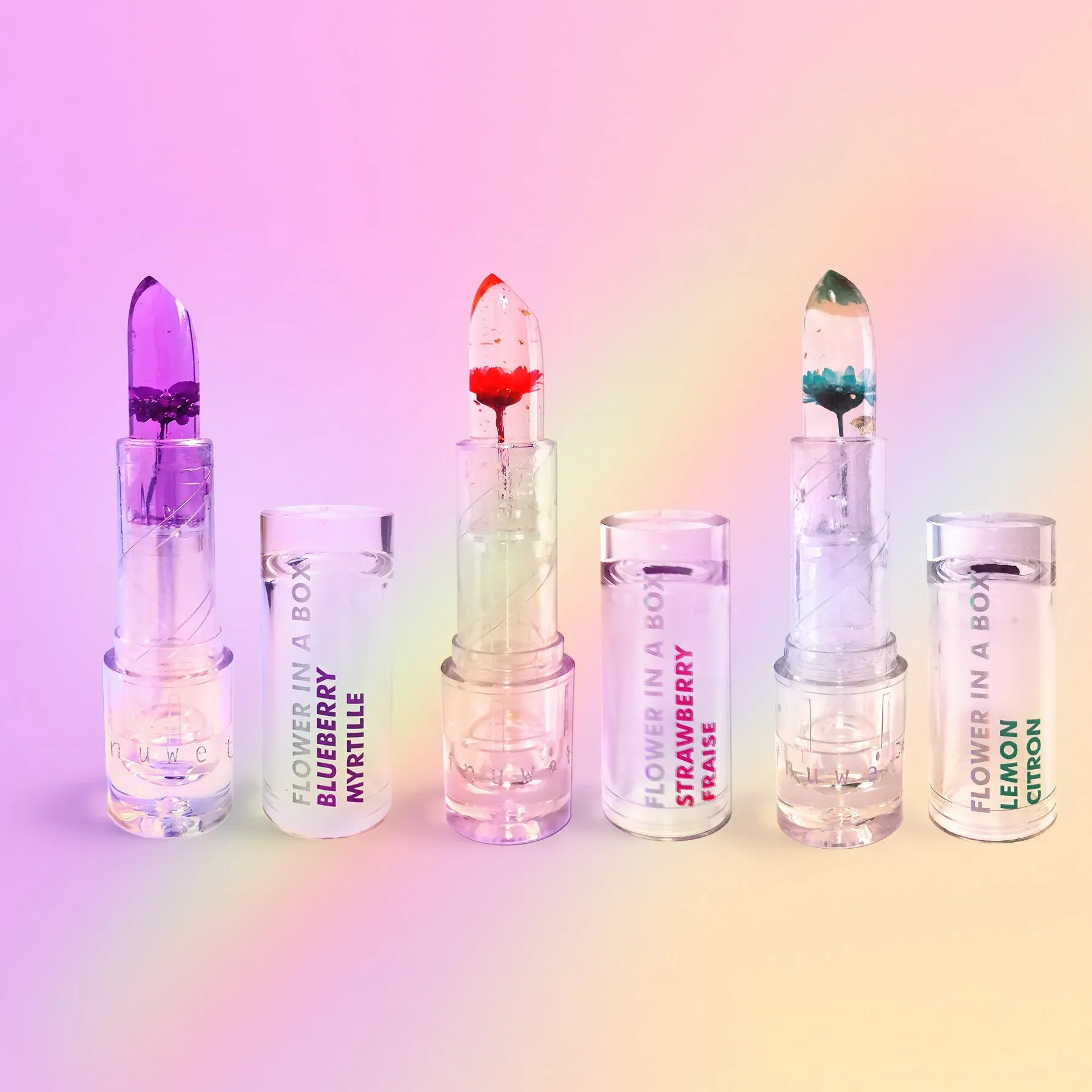 Inuwet Flower in a Box / Ph React / Lemon / Blue