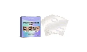 JAYSUING 6 Piece x 4 Pairs Eyeliner Template Cards