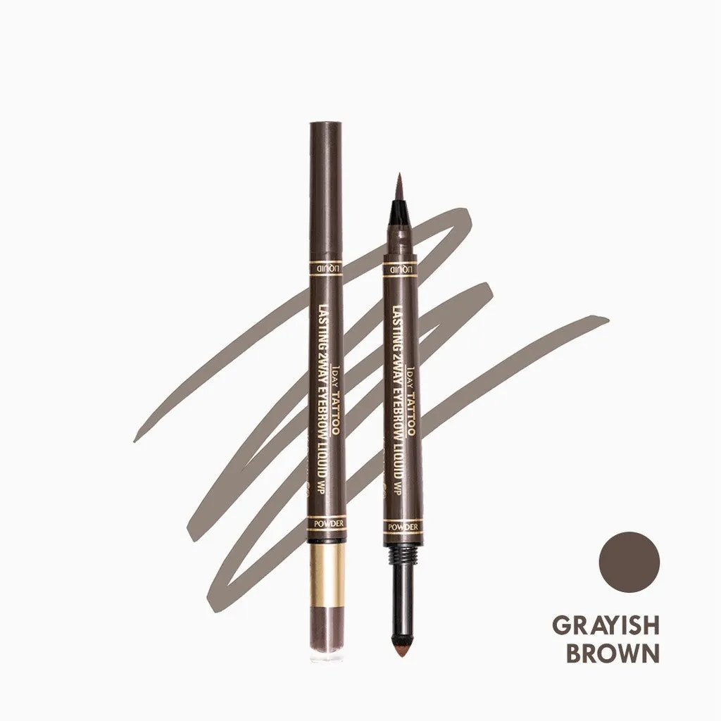 K-Palette Lasting 2Way Eyebrow Liquid WPa 04 Dark Greige