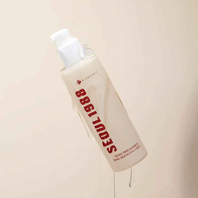 K-SECRET SEOUL 1988 Essence : Snail Mucin 97%   Rice 100ml