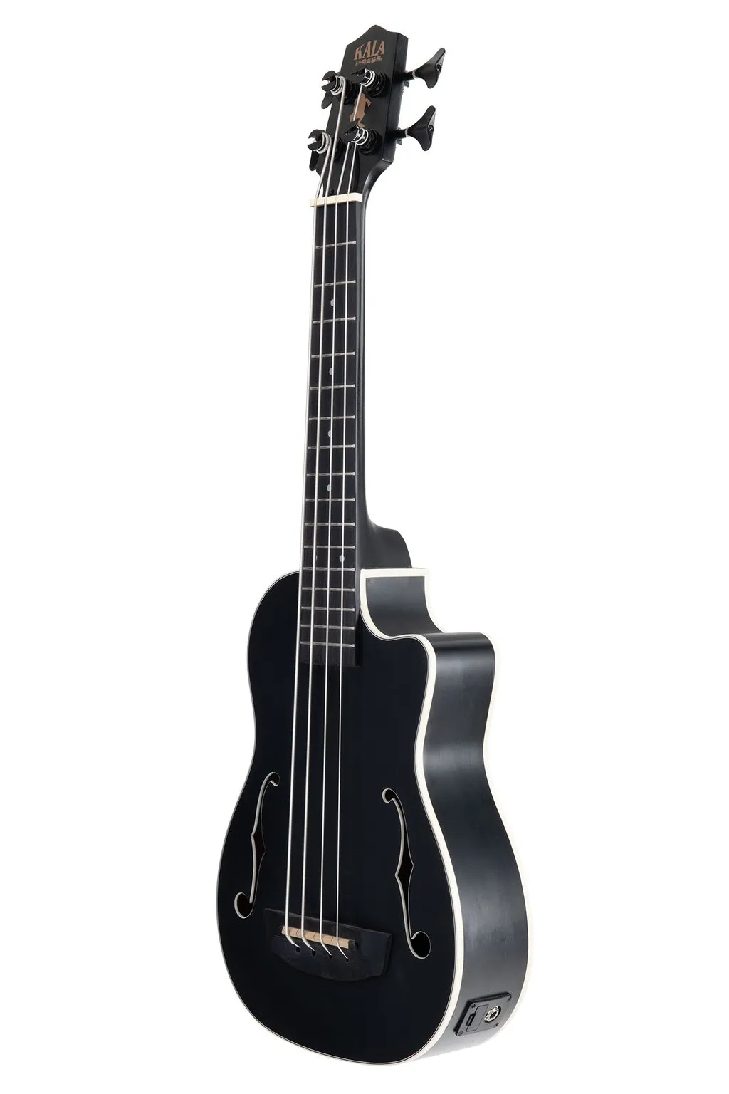 Kala UBASS-JYMN-BK-FS Mahogany Fretted Journeyman U-Bass (Matte Black)