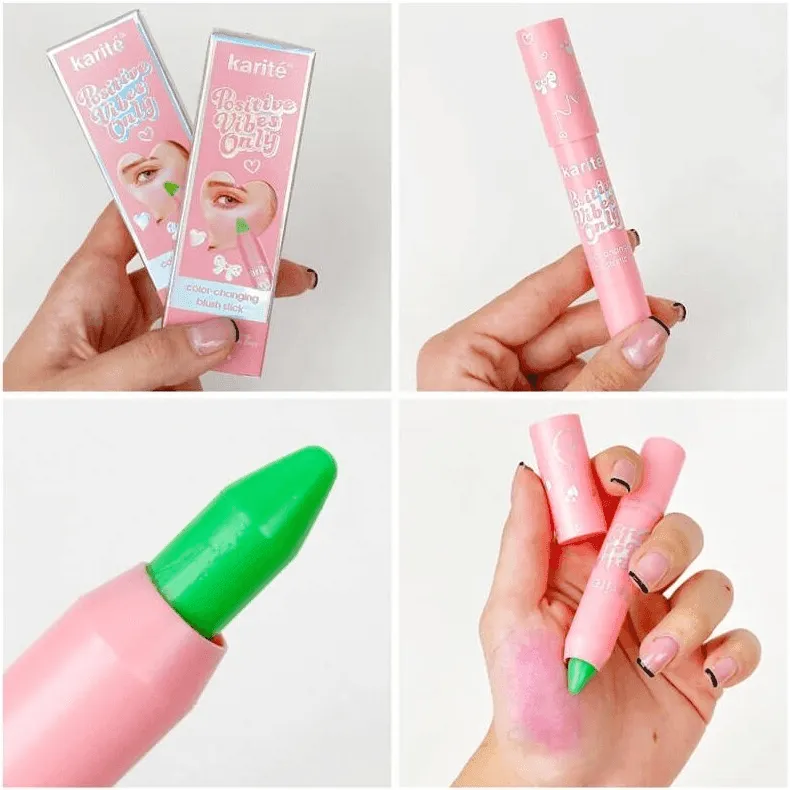 Karite Positive Vibes Only Color Changing Blush Stick - 3.5g (1Pcs)