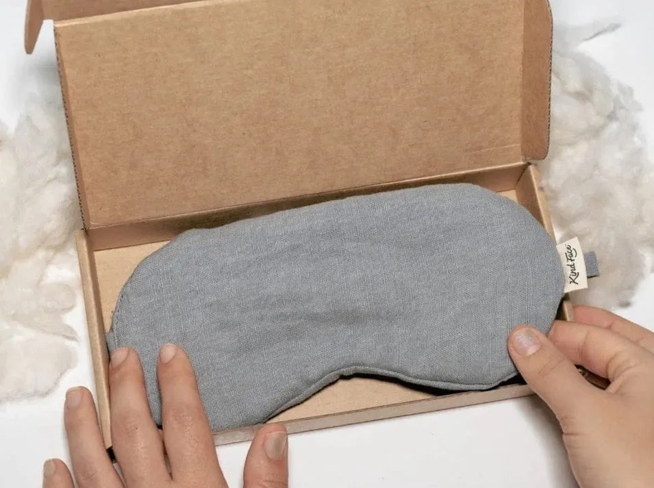 Kind Face Linen   Wisewool Sleep Mask
