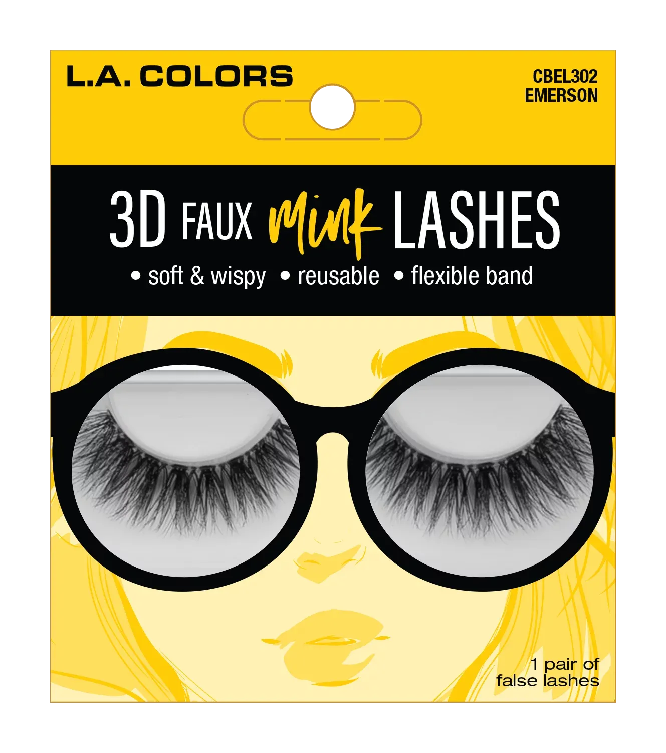 LA COLORS 3D Flux Mink Lashes
