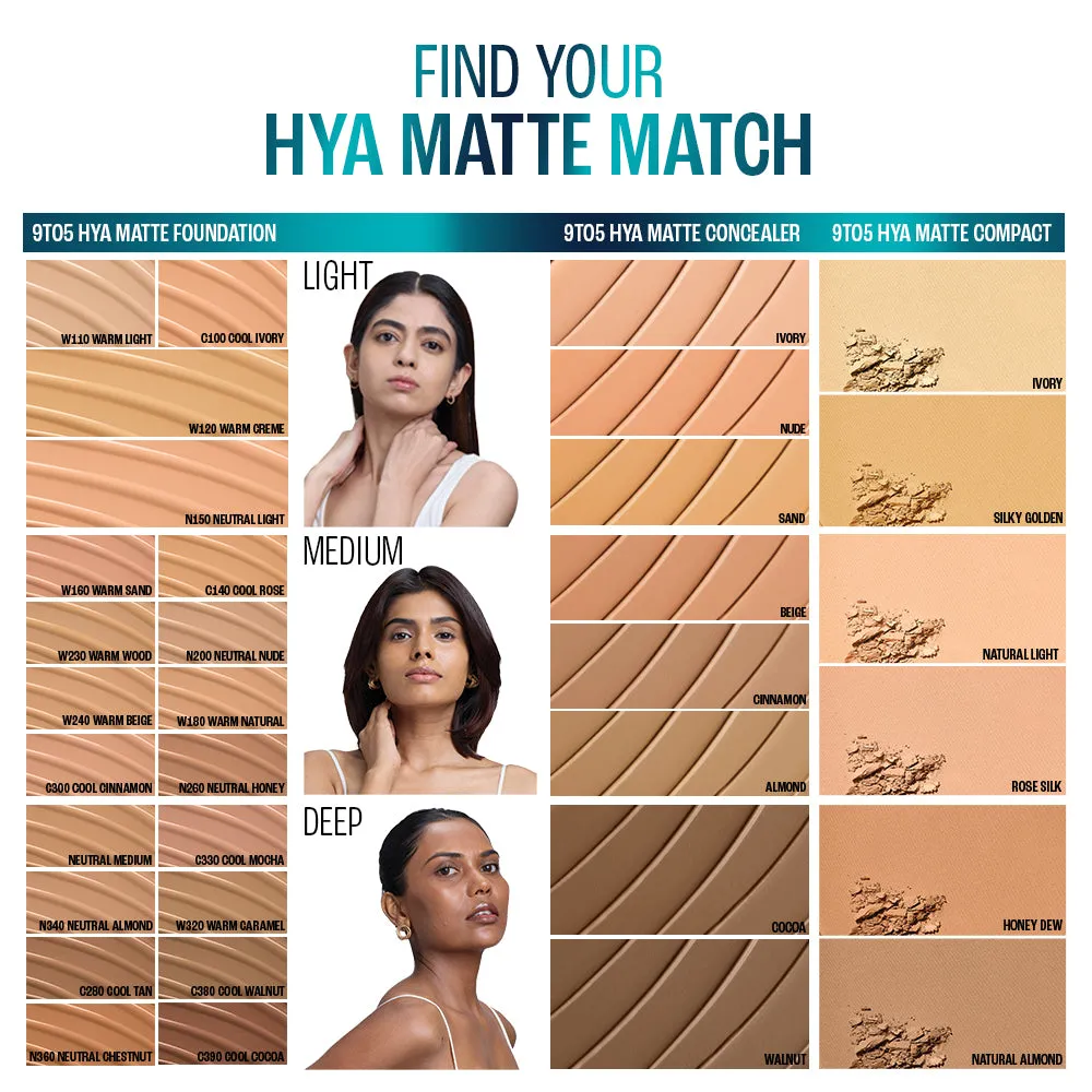 Lakmē 9to5 Hya Matte Pressed Powder