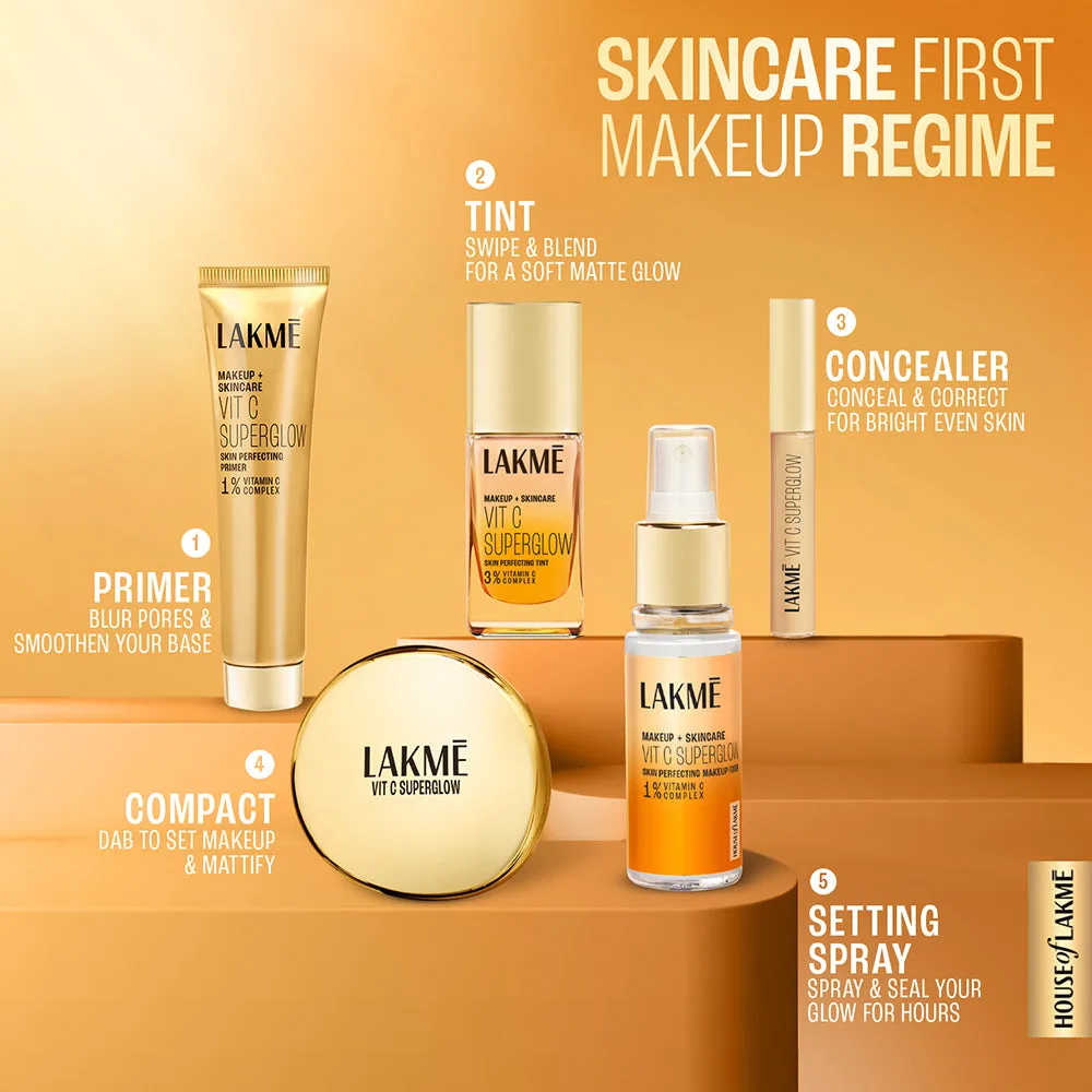 Lakmē VitC Superglow Tint   Setting Spray Combo