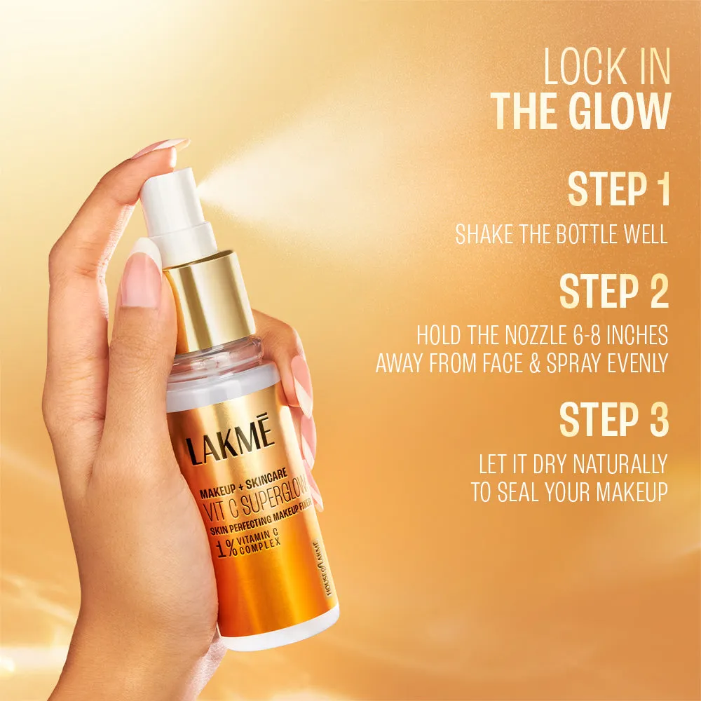 Lakmē VitC Superglow Tint   Setting Spray Combo