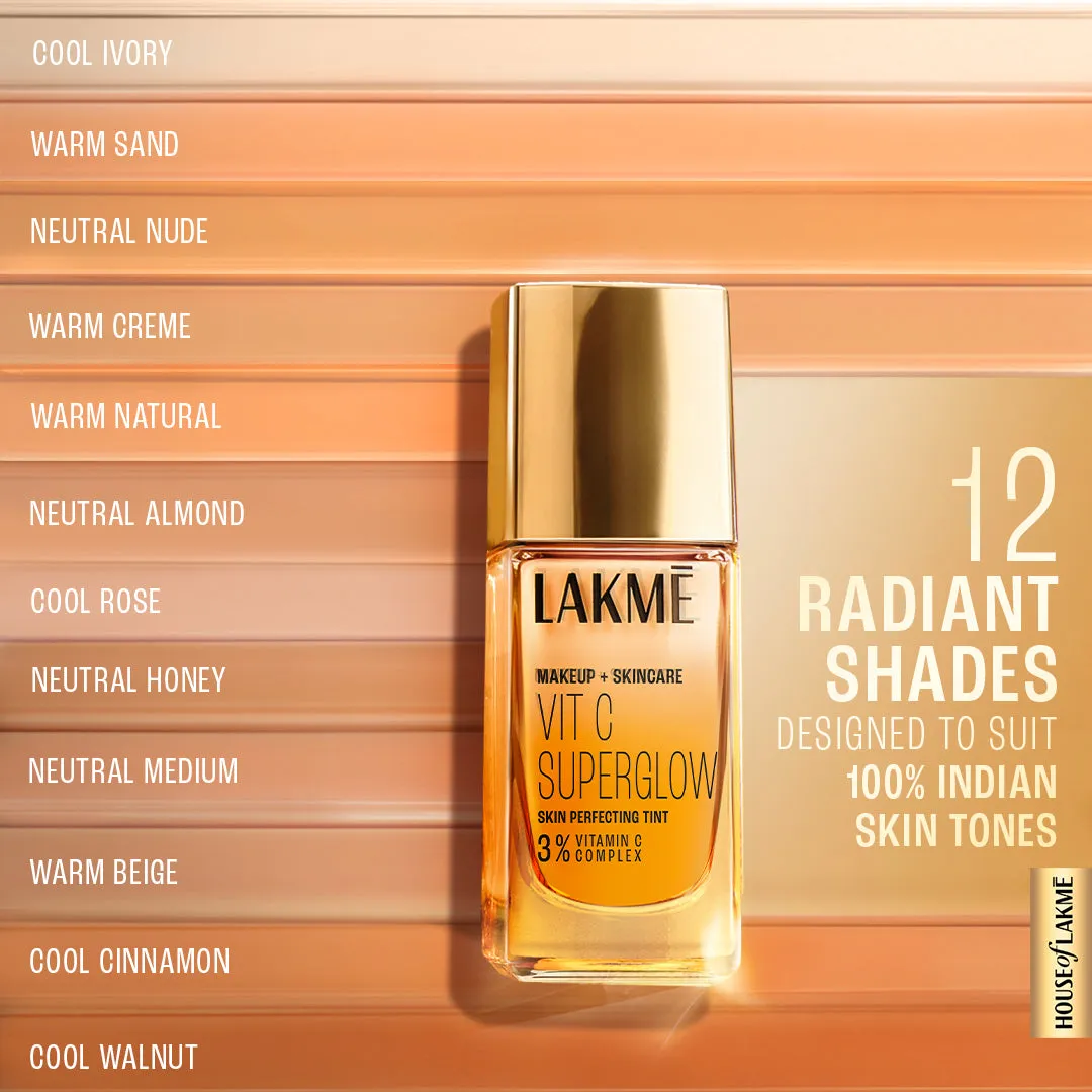 Lakmē VitC Superglow Tint   Setting Spray Combo