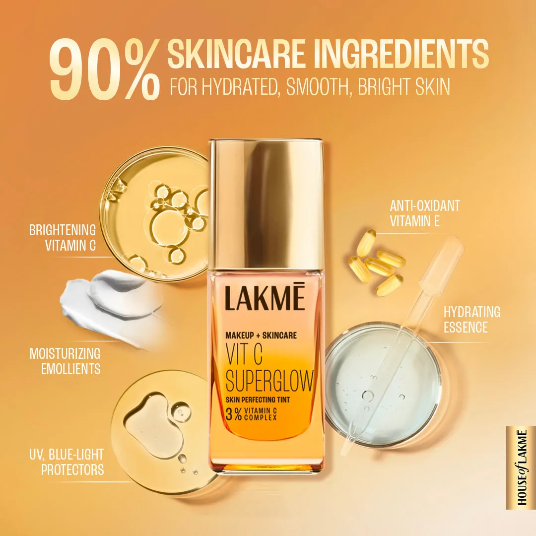 Lakmē VitC Superglow Tint   Setting Spray Combo