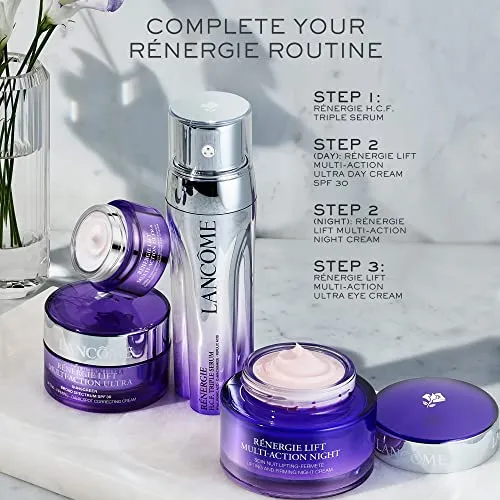 Lancôme Rénergie Multi-Action Night Cream - For Lifting & Firming - With Hyaluronic Acid - 2.6 Fl Oz
