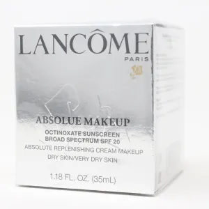 Lancome Absolue Makeup Cream Foundation Almond 20 (W) 1.18oz/35ml New With Box