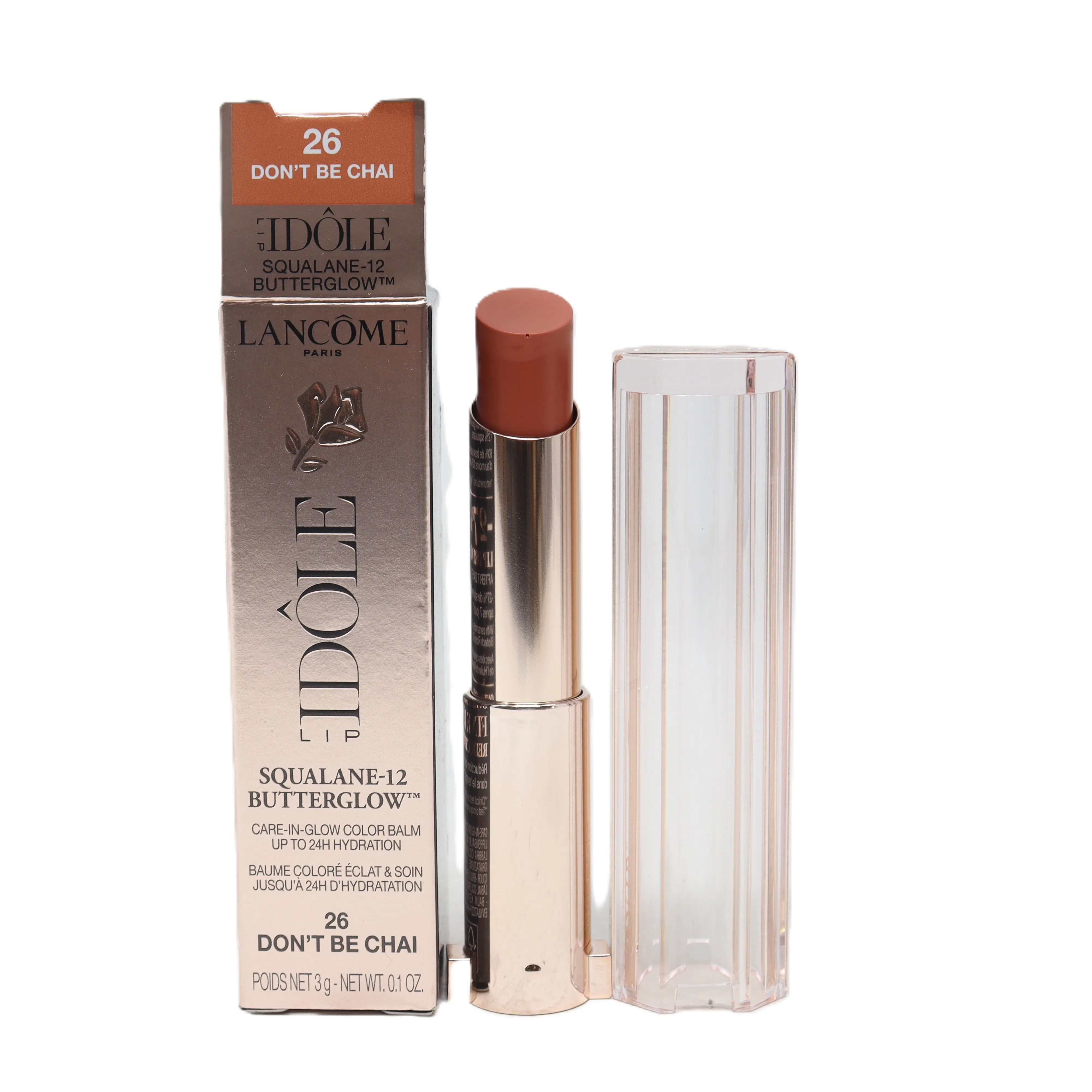 Lancome Lip Idôle Squalane-12 Butterglow Hydrating Lip Balm 0.1oz  New With Box