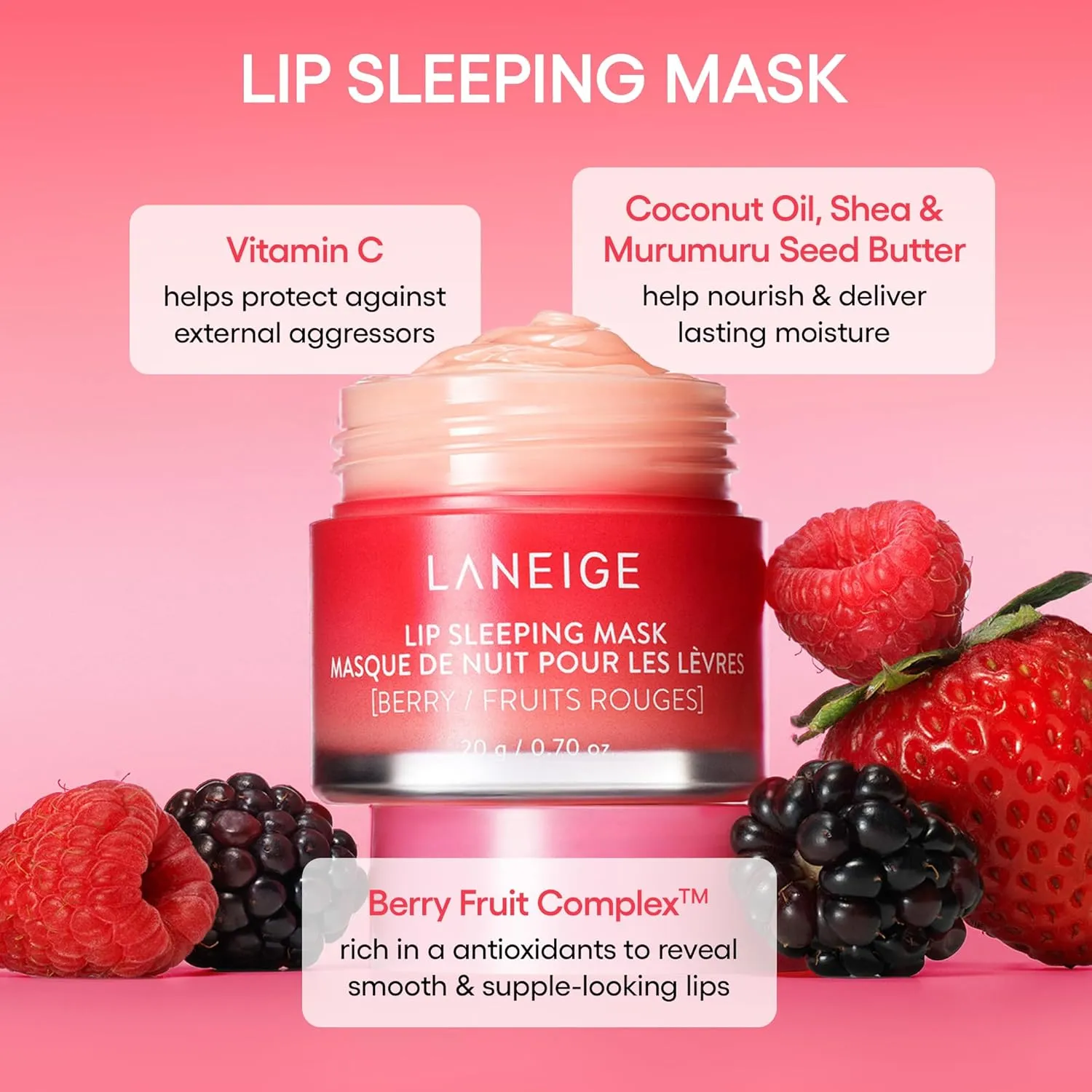 LANEIGE Midnight Minis Lip Sleeping Mask set