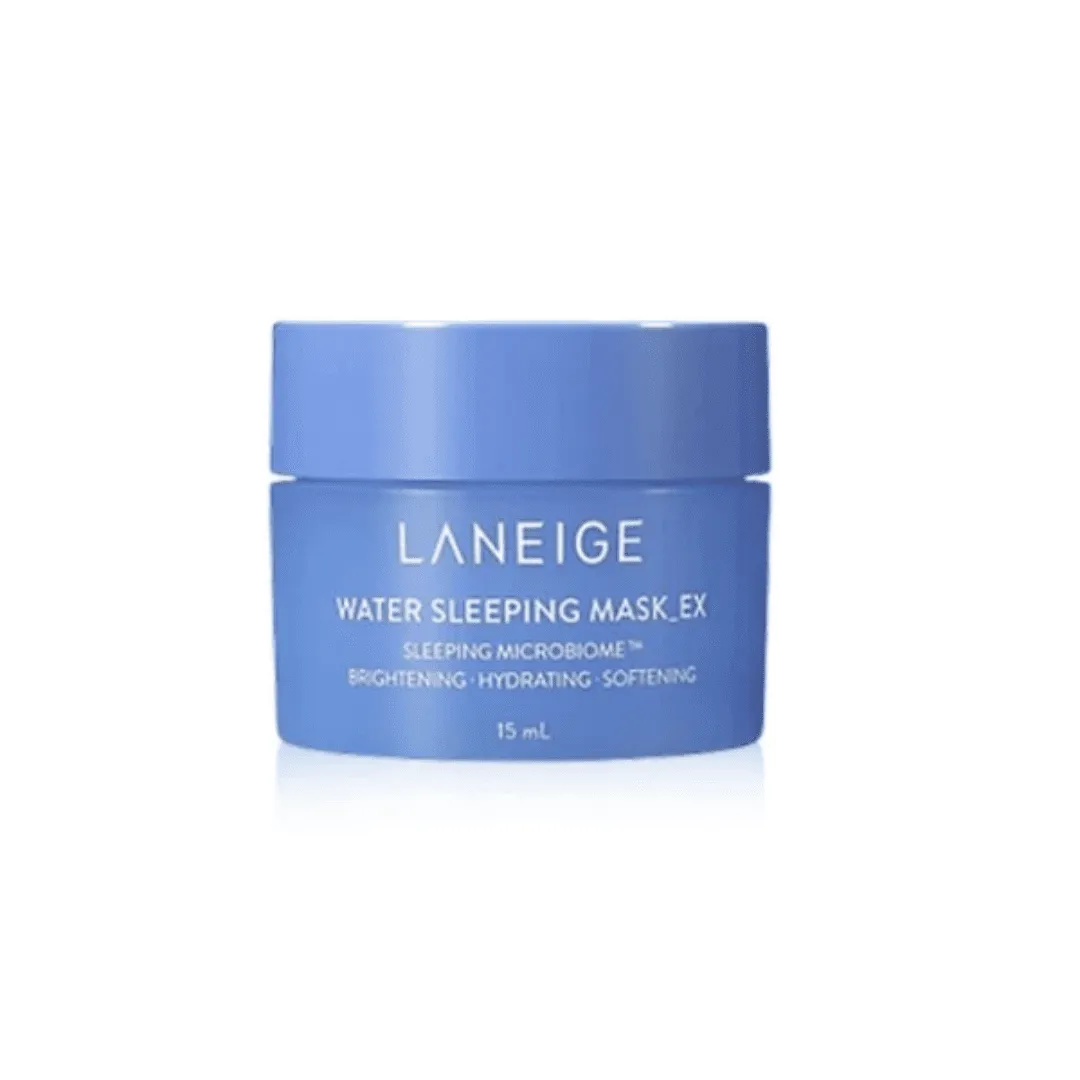 Laneige Water Sleeping Mask EX Mini – Best Night Mask for Hydration & Luminous Brightening Cream (2 per order limit)