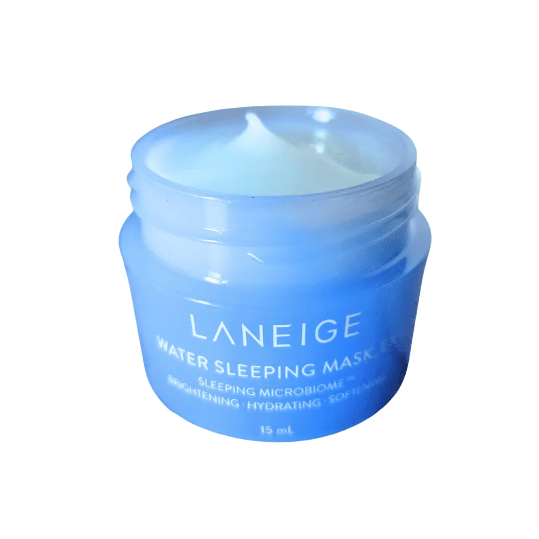 Laneige Water Sleeping Mask EX Mini – Best Night Mask for Hydration & Luminous Brightening Cream (2 per order limit)