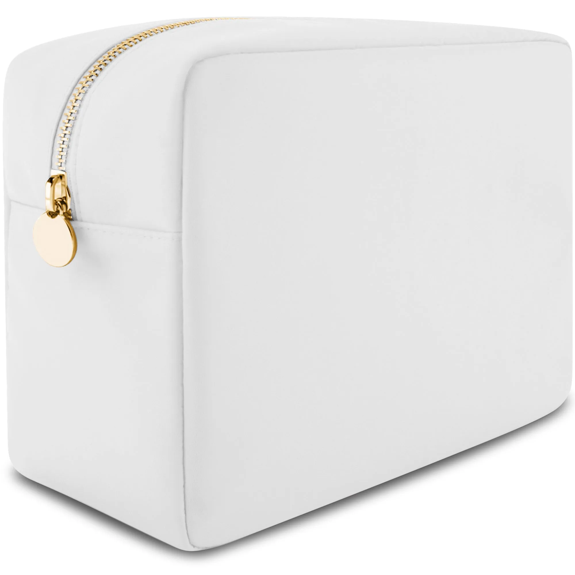 Large Makeup Bag White - Travel Toiletry Bag For Women