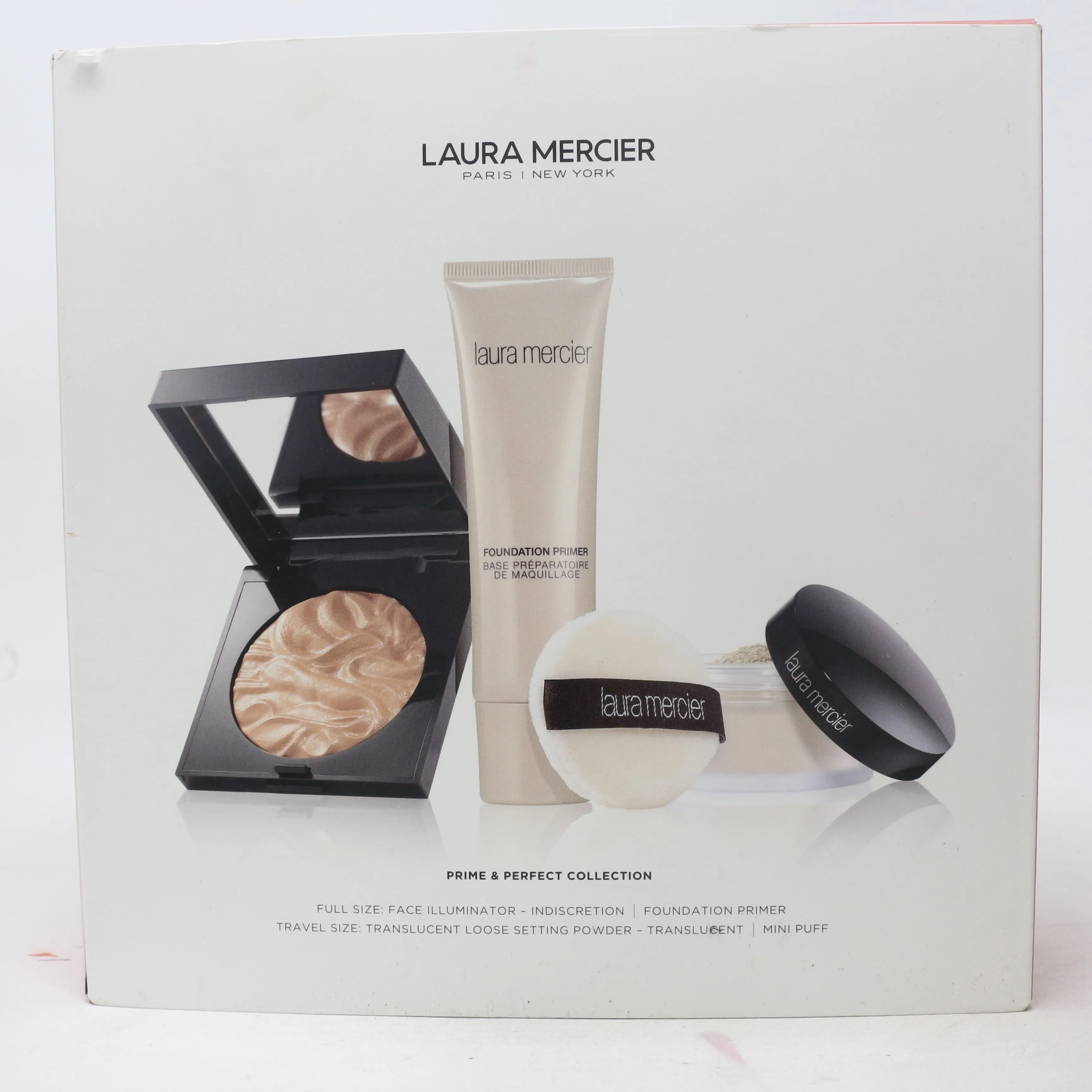 Laura Mercier Prime & Perfect Collection 3-Pcs Gift Set  / New With Box