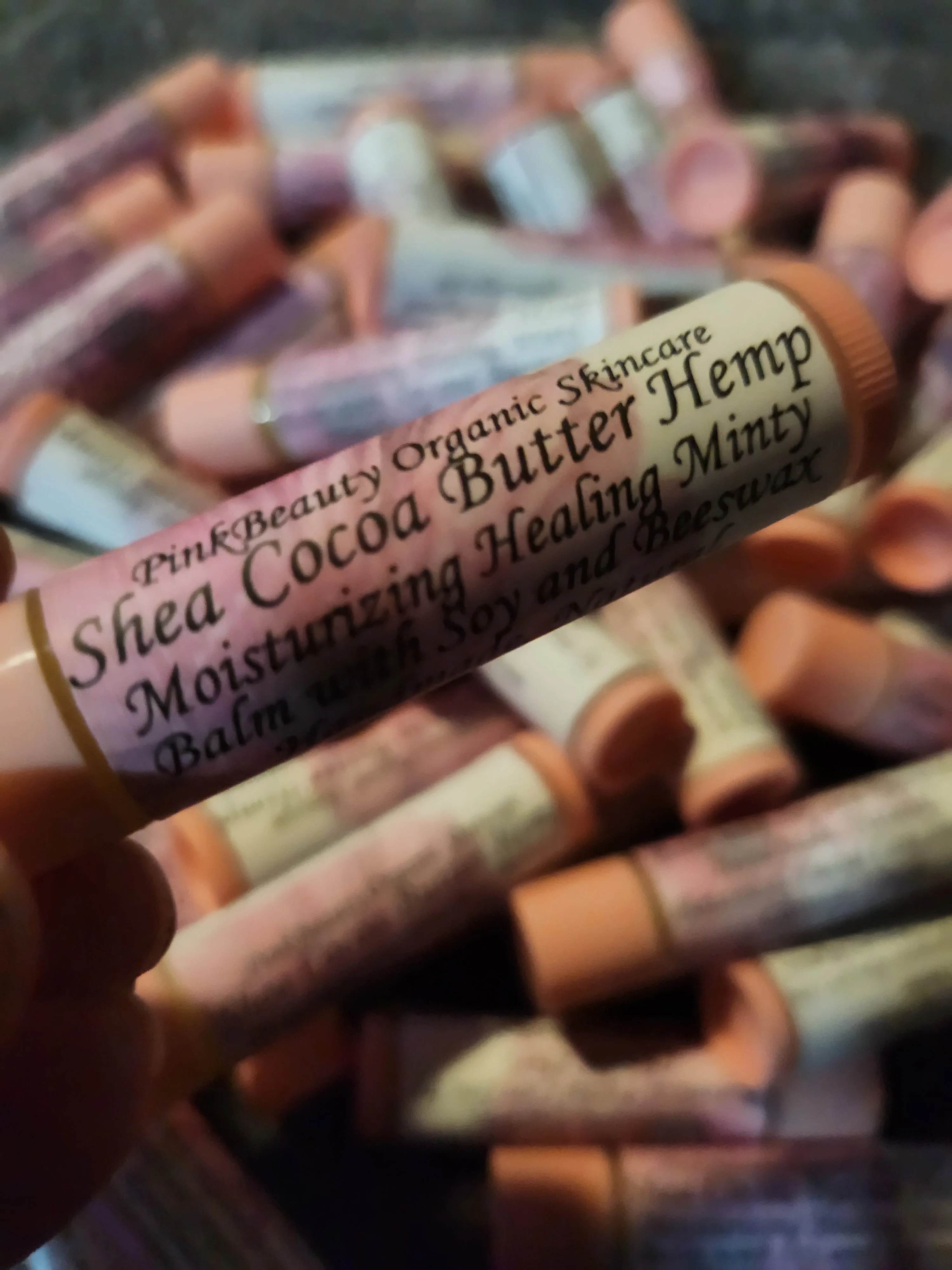 Lip balm Shea Cocoa Butter And Hemp with mint