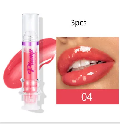 Lip Plumping Booster - New Tube Lip Rich Lip Color - Slightly Spicy Lip Honey, Lip Gloss Mirror Finish, Liquid Lipstick.